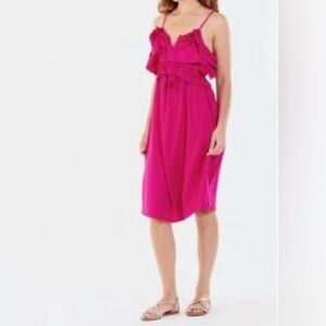 Dear John Valentina Dress Lip Pink NWT